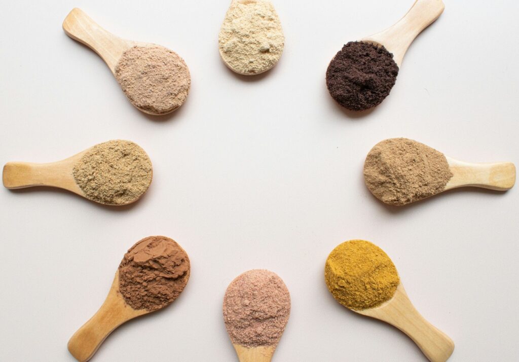 Different types of clay masks